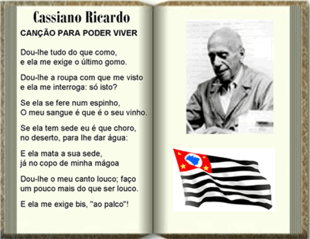 Cassiano Ricardo - Canção para poder Viver